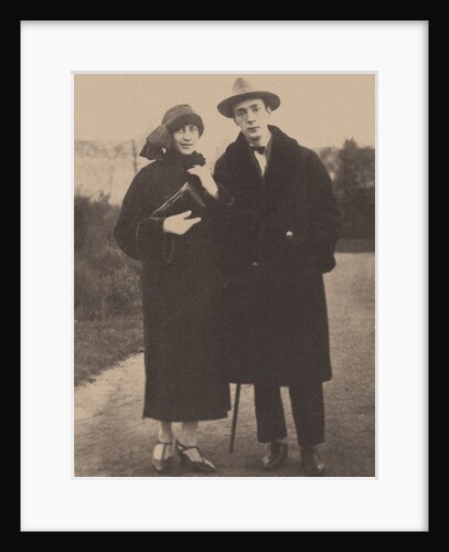 Nabokov and Vera Slonim, ca 1923 by Anonymous