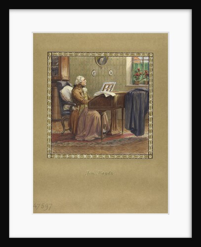 Joseph Haydn at the grand piano, 1917 by Otto Robert Nowak