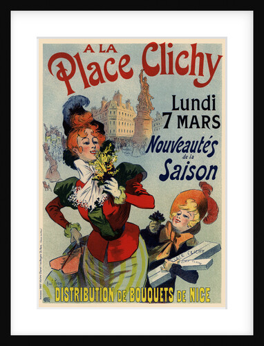 A la Place Clichy (Poster), 1890s by René Louis Péan
