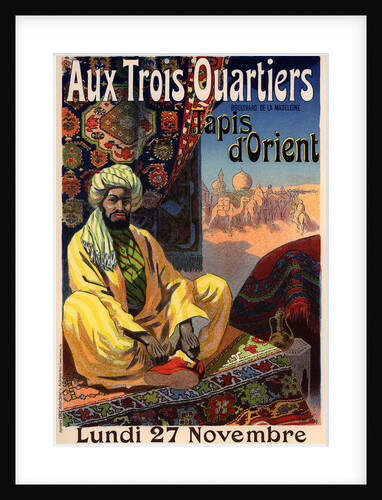 Trois Quartiers - Tapis dOrient (Poster), 1890s by René Louis Péan