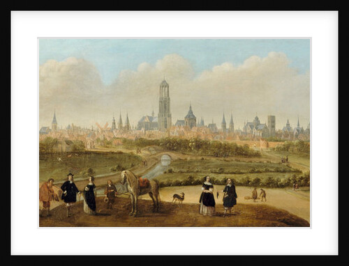 View on the city of Utrecht, c. 1650-1660 by Jost Cornelisz Droochsloot