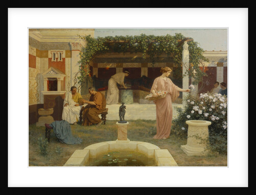 Ancient Courtyard, 1896 by Stepan Vladislavovich Bakalowicz