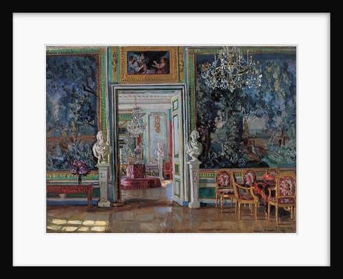 Interior in the Kuskovo Palace, 1917 by Stanislav Yulianovich Zhukovsky