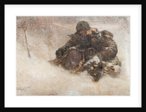 Snowstorm. Children by Nikolai Petrovich Bogdanov-Belsky