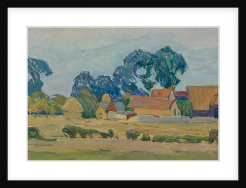 A Farm in England by Alexander Fyodorovich Gaush