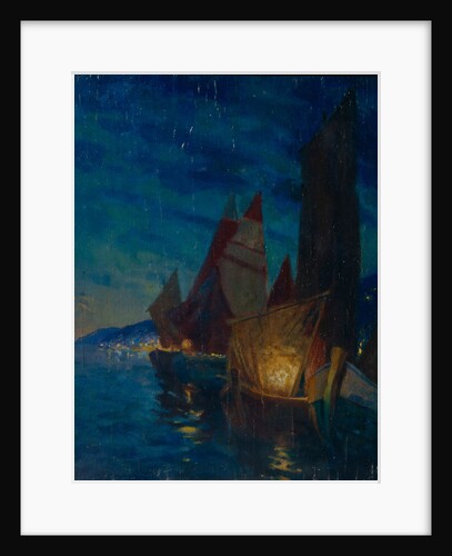 Sails at Night by Alexander Fyodorovich Gaush
