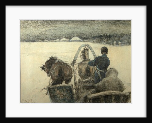 On the Road to Yasnaya Polyana, 1903 by Leonid Osipovich Pasternak