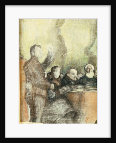 Lenin at the Seventh All-Russian Congress of Soviets on December 1919, 1919 by Leonid Osipovich Pasternak