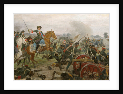 The Battle of Poltava by Ivan Alexeyevich Vladimirov