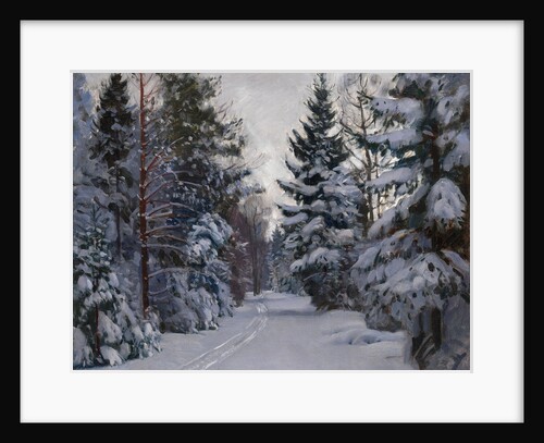 Tracks in the Snow, 1928 by Stanislav Yulianovich Zhukovsky