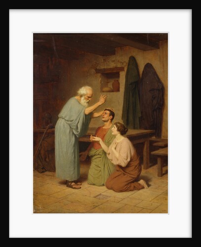 Be blessed!, 1900 by Stepan Vladislavovich Bakalowicz