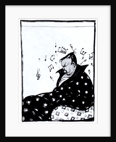 Composer Alexander Glazunov, 1915 by Viktor Nikolaevich Deni