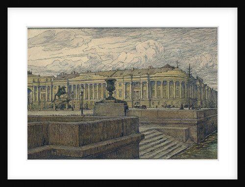 The Senate Square in St. Petersburg, 1904 by Evgeny Evgenyevich Lanceray
