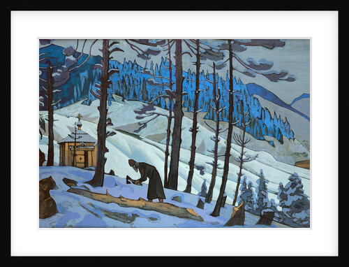 Saint Sergius the Builder, 1925 by Nicholas Roerich