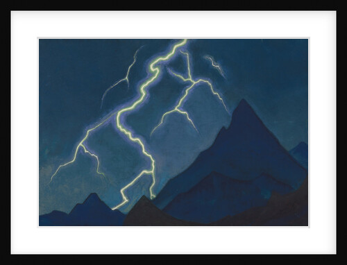 Call of the Heaven. Lightning, 1935-1936 by Nicholas Roerich