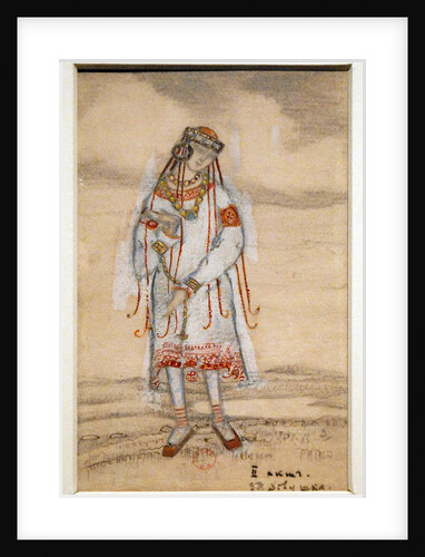 Costume design for the ballet The Rite of Spring (Le Sacre du Printemps) by I. Stravinsky, 1912 by Nicholas Roerich