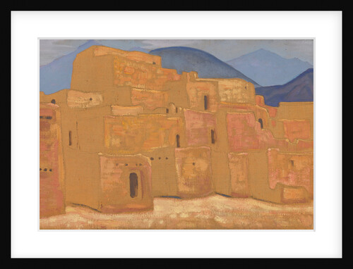 Taos Pueblo, New Mexico, ca 1921 by Nicholas Roerich