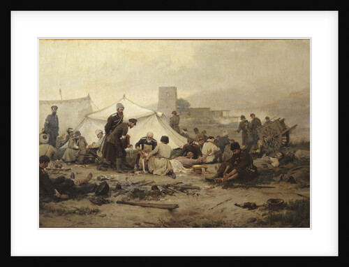 Dressing station, 1893 by Ivan Alexeyevich Vladimirov