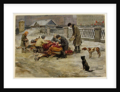 Petrograd in 1918 by Ivan Alexeyevich Vladimirov