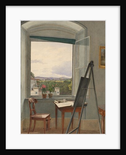 View from the Artists Studio in Alservorstadt toward Dornbach, 1836 by Jakob Alt