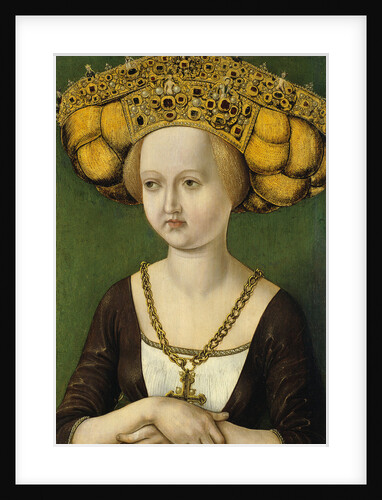 Portrait of Kunigunde of Austria, ca 1485 by Austrian Artist ot the Tyrol School