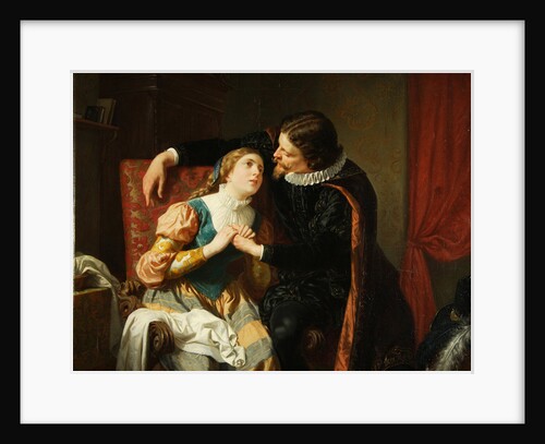 Egmont and Klärchen, 1866 by Julius von Blaas