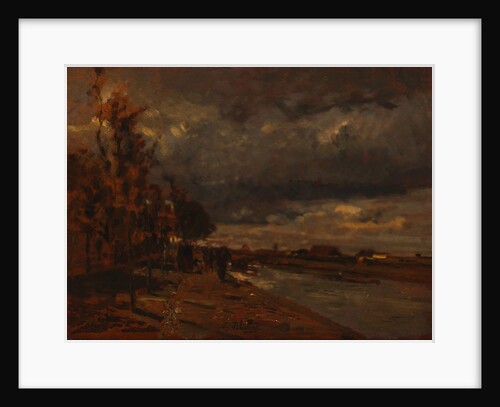 Canal in Holland, 1885 by Tina Blau