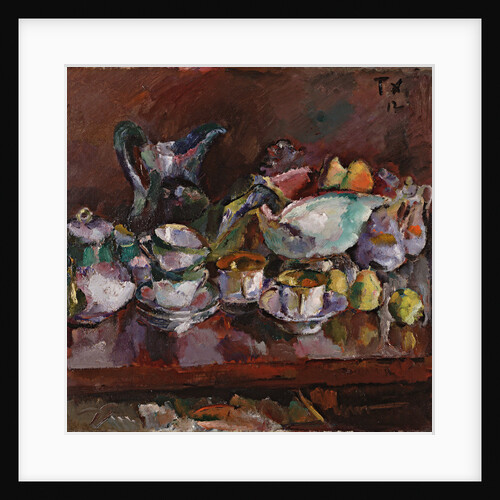 Still Life with Coffee Cups, 1912 by Anton Faistauer