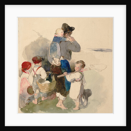Children on Their Way to Work in the Fields, c. 1840 by Peter Fendi