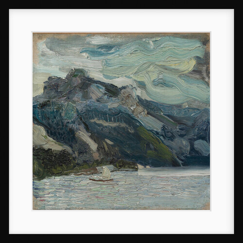 Lake Traun with Mountain Sleeping Greek, 1907 by Richard Gerstl