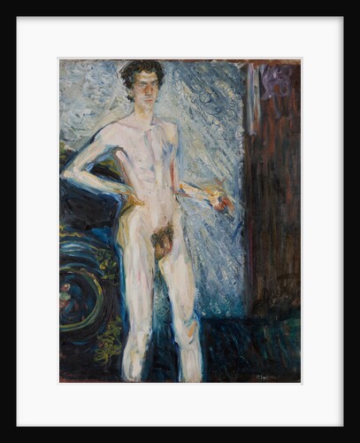 Nude Self-Portrait with Palette, 1908 by Richard Gerstl