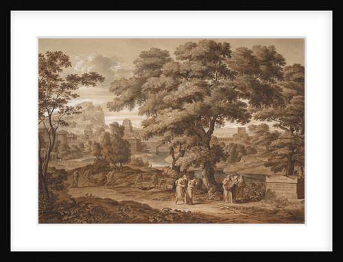 Oedipus and Antigone Leave Thebes, 1797 by Joseph Anton Koch