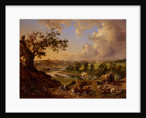 View of Moscow from the Sparrow Hills, 1837 by Johann Nepomuk Rauch