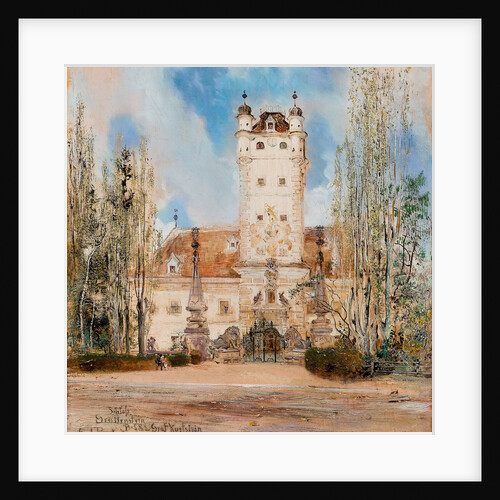 Greillenstein Castle, 1885-1886 by Anton Romako