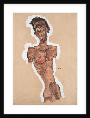 Nude Self-Portrait, 1910 by Egon Schiele