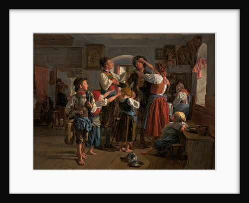 The Conscript?s Farewell, 1854 by Ferdinand Georg Waldmüller