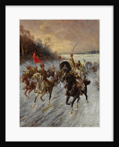 The Siberian gold convoy, 1900s-1910s by Adolf Baumgartner-Stoiloff