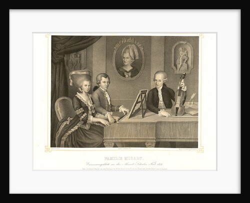 Family Mozart by Johann Nepomuk della Croce