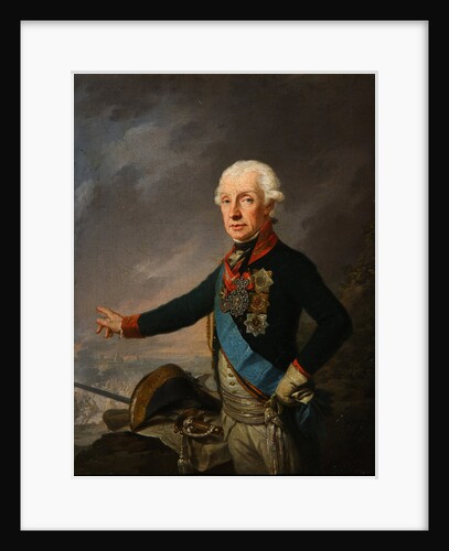 Portrait of Field Marshal Generalissimo Prince Alexander Suvorov (1729?1800), 1799 by Josef Kreuzinger
