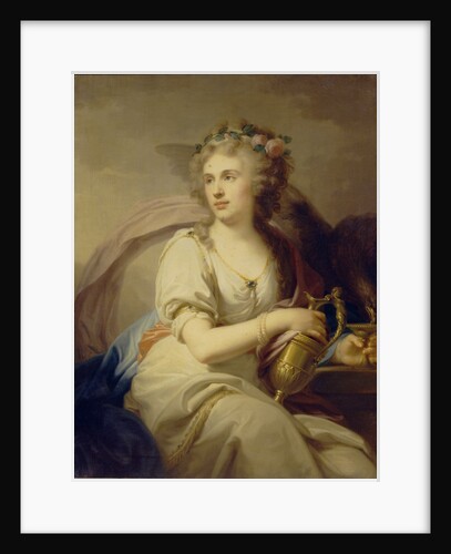Portrait of Princess Ekaterina Fyodorovna Dolgorukova as Hebe by Johann-Baptist von Lampi the Elder