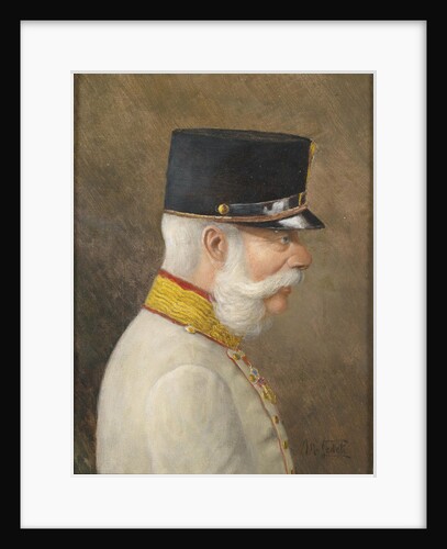 Portrait of Franz Joseph I of Austria by Moritz Ledeli