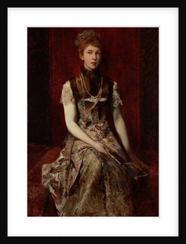 Portrait of Dora Fournier-Gabillon, ca 1879 by Hans Makart