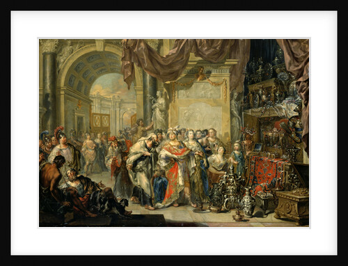 Croesus and Solon by Johann Georg Platzer