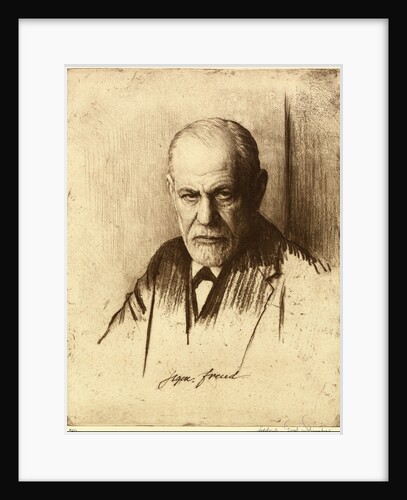 Portrait of Sigmund Freud, 1926 by Ferdinand Schmutzer