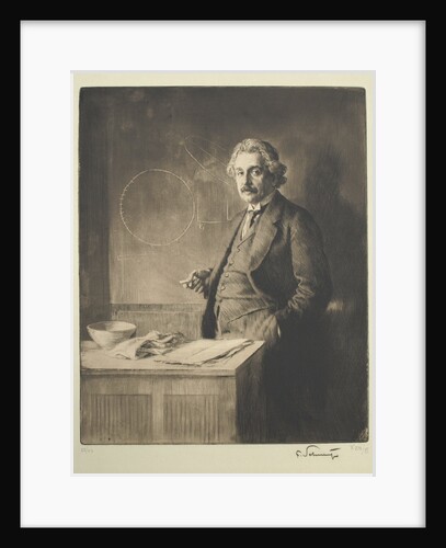 Portrait of Albert Einstein, 1921 by Ferdinand Schmutzer
