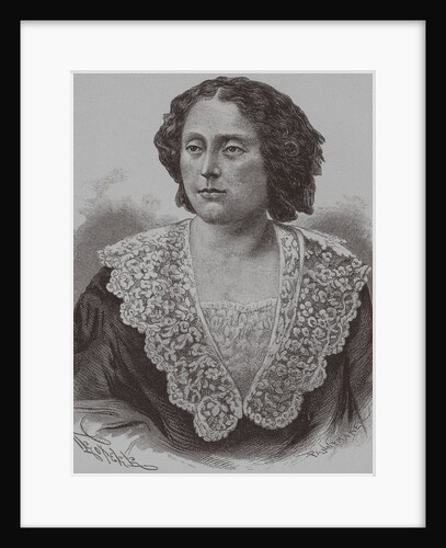 Portrait of Princess Nino Aleksandrovna Griboyedova (née Chavchavadze), 1886 by François Pannemaker