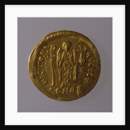 Solidus of Justinian I, 527-565 by Ancient Coins Numismatic