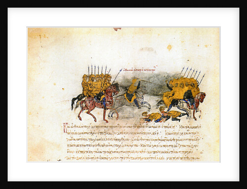 Miniature from the Madrid Skylitzes, 11th-12th century by Anonymous