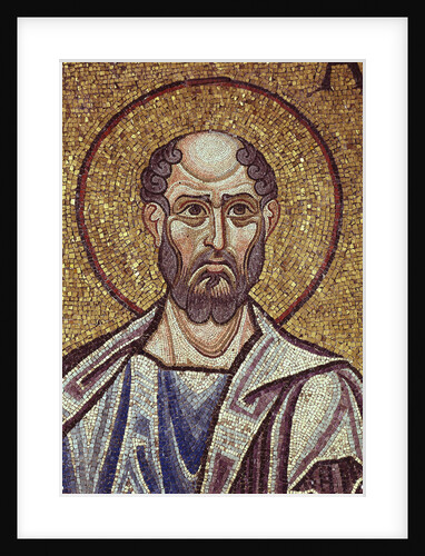 The Prophet Obadiah (Detail of Interior Mosaics in the St. Marks Basilica), 12th century by Byzantine Master