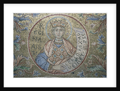The Queen of Sheba (Detail of Interior Mosaics in the St. Marks Basilica), 13th century by Byzantine Master